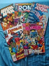 Vintage Marvel and DC Comic Book Lot of 5 / Deathlok / Iron Man / Captain Atom picture