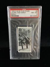 1954 A&BC Film Stars Laurel And Hardy #6 PSA 8 picture