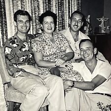 ZJ Photograph Cute Group Handsome Men Gay Interest Attractive 1950s picture