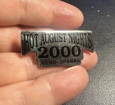 Vintage Hot August Nights 2000 Lapel Pin Silver Tone picture