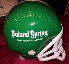 Poland spring water advertisement blow up football helmet display picture