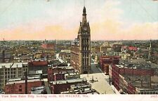MILWAUKEE WISCONSIN WI~VIEW FROM PABST BUILDING LOOKING NORTH~1900s POSTCARD picture