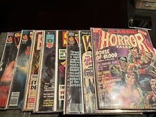 Horror Comic Mag Reader Lot Of 8 Weird, Shock,Vampi,Terror Tales, Etc. See Desc. picture
