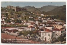 Aerial View of Madeira Portugal Collotype Unposted Antique Postcard picture