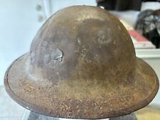 WWI British Army Brody Style Helmet as Issued to US Soldiers with Detached Liner picture