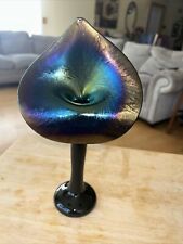 Beautiful iridescent Art glass “Jack-in-the-pulpit