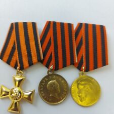  Medal Order Badge Cross Russian Empire ,set / lot 3 pcs.REPLIKA#349F picture