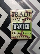 BRAND NEW SEALED Bicycle Iraqi Most Wanted Playing Cards picture