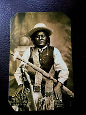 Native American Mescalero Apache, ca. 1880s tintype C561RP picture