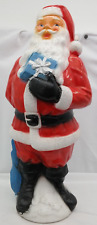 Vintage Large Plaster Santa Claus Coin Bank Christmas Decor   TF picture