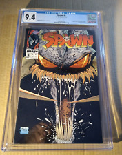 Spawn #4 CGC 9.4 Graded White Pages  1992 Violator 1st Cover App Coupon Pin-Up picture