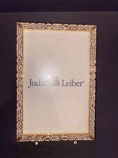 Judith Leiber Swarovski Crystals Jeweled  Gold Picture Frame Beautiful RARE picture