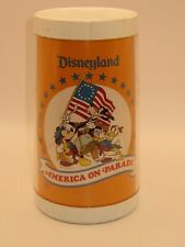 Vtg 1976 DISNEYLAND Plastic Stein Mug Thermo-Serv Made in USA America on Parade picture