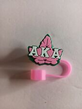 Alpha Kappa Alpha Ivy Leaf Water Bottle Straw Cover picture