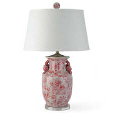 Mesa Pink Primrose Porcelain Table Lamp - Delamere Design picture
