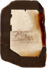 Scarce Cabinet Card of a Family with Horses from Rogers Texas picture