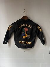 VTG Vietnam War Jacket Child Youth Kids Souvenir Chulai Tiger Dragon Sewn 1968 picture