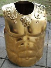 Medieval Roman Muscle Armor Cuirass Jacket Greek Knight 18 Gauge Steel Halloween picture
