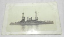 RPPC Real Photo Postcard of the USS Minnesota Battleship picture