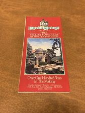 Rare - Eureka Springs Arkansas Trolley Map Brochure Pamphlet  picture