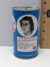 Vintage 70's Royal Crown RC Cola MLB John Montefusco Baseball Can picture