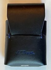 S.T. Dupont Black Leather Lighter Case Pouch Line 2 Or Gatsby 184004, New In Box picture