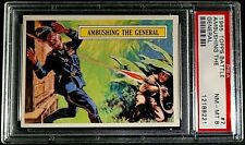 1965 TOPPS BATTLE CARD # 7 ~ AMBUSHING THE GENERAL ~ GRADED PSA 8 NM-MT picture