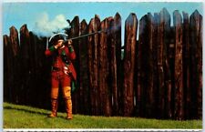 Postcard - British Soldiers at Fort Necessity, Pennsylvania, USA picture