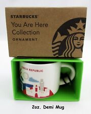 Czech Republic Starbucks YAH, You Are Here Collection 2 oz Demi Mug 2023 NIB picture