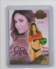 2022 Benchwarmer Soccer Limited Sarah Stage auto 12/20 on card autograph picture