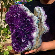 12.01LB  Natural Amethyst geode quartz cluster crystal specimen Healing   picture
