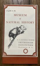 Vintage 1968 Smithsonian Museum Of Natural History Washington DC Brochure picture