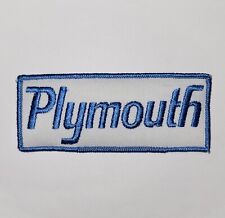 Vintage Plymouth Wordmark Embroidered Patch picture