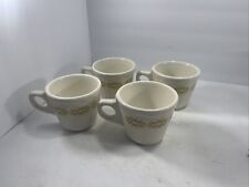 (4) Vintage Atomic Buffalo Coffee Cups Mugs Kitchen Diner picture