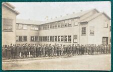 WW1 RPPC Camp Soldiers barracks WWI Real Photo Postcard Military AEF Doughboy picture