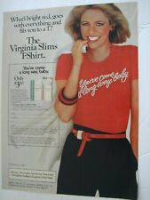 1984 Virginia Slims Cigarettes T-Shirt Offer Only $3.00 VINTAGE PRINT 55 picture