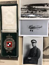 WWI IMPERIAL GERMAN PRUSSIAN RETIRED PILOT BADGE IN CASE AVIATION PAUL MEYBAUER picture
