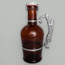 Vintage German Large Growler | 2 Liter Growler with Decorative Handle | Brewing picture