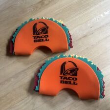 Taco Bell Promo Vintage LARGE 21” Foam Taco Hat Halloween Costume DISPLAY Lot 2 picture