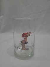 Vintage 1981 BC ICE AGE Collector Series Drinking Glass Caveman Stone Arby  picture