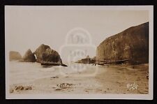 Scarce RPPC of the Bridge and Rocks. Oceanside, Oregon. C 1920's Bell picture