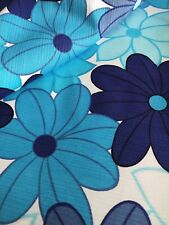 vintage 70s & 80s Flower Power Retro Fabric. GROOVY picture