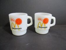 2 - Vintage Mcdonalds Good Morning Fire King Mugs picture