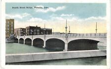 Waterloo Fourth Street Bridge   1910  IA  picture