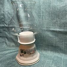 SANGO SILENT NIGHT HURRICANE LAMP 3900  Christmas Holiday Winter Snow Excellent picture