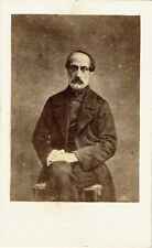 CDV CA 1860 Giuseppe MAZZINI Italian Revolutionary and Patriot picture