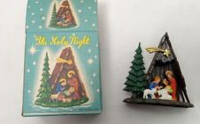 New Vintage The Holy Night Christmas Nativity Ornament Sweet Baby Jesus picture