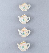 Lot Of 4 Vintage Teapot Button Covers  picture