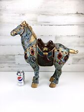 Vintage Chinese Cloisonne War Horse￼ picture