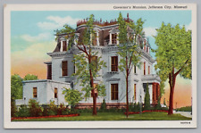 Postcard Jefferson City  Missouri Governors Mansion Unposted Linen picture